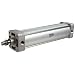 SMC NCA1 Series Aluminum Air Cylinder, Tie-Rod, Double Acting, Basic Style Mounting, Switch Ready, Cushioned