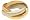 10K White/Yellow/Pink Gold Extra Wide Tri-Color Rolling Ring (4.5mm each band)