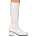 GOGO Boot White Patent Pleaser