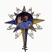 Search : Kurt S. Adler 10-Light 12" Cobalt Blue and Amber, Bethlehem Star Christmas Tree Topper with Spock