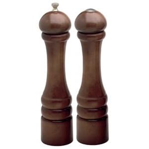 Chef Specialties 10102 10 Inch - 26cm Imperial Walnut Pepper Mill Salt Mill Set