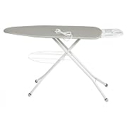 Polder 1751w-69 Deluxe 51 by 17-Inch Ironing Station, Grey/Metalic Grey