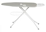 Polder 1751w-69 Deluxe 51 by 17-Inch Ironing Station, Grey/Metalic Grey