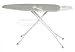 Polder 1751w-69 Deluxe 51 by 17-Inch Ironing Station, Grey Metalic Grey