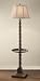 Murray Feiss Lighting FL6258DW Crandell - One Light Tray Floor Lamp, Dark Walnut Finish with Coco Co