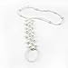 FANTASIEN Crystal Imitation Pearl Diamond Knitted Barefoot Sandals Adorn Extensible Foot Ring Anklet Chain (B)