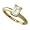 1.04ct Emerald Cut Diamond Solitaire G/H VVS1 LAB CERT