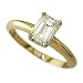 3.16CT Total Weight Emerald Cut Diamond Solitaire F VS2 GIA CERT
