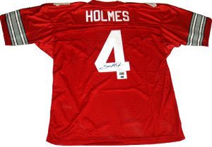 Santonio Holmes Signed Ohio State Buckeyes Jersey
