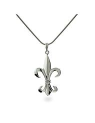 Sterling Silver Fleur de Lis Pendant