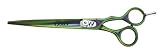 Oster SuperSteel Professional Pet Grooming Shear Green Titanium 8-Inch Straight Scissor