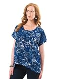 A Pea in the Pod: Short Sleeve Sharkbite Hem Maternity Blouse A Pea in the Pod: Short Sleeve Sharkbite Hem Maternity Blouse