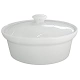 BIA Cordon Bleu 1-1/2-Quart Oval Casserole, White