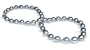 8 x 10mm natural color grey baroque black Tahitian south sea cultured pearl necklace