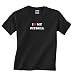 Gildan I Love My Pitbull Dog Puppy T-Shirt Black M