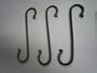 Wrought Iron Hook Large "S"- Lot 3 Hand Made