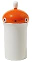A di Alessi Pisellino Cotton Swabs Holder, Orange (ASG77 O)