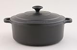 Chasseur Cast Iron 16cm, 1.0ltr Round Matt Black Casserole  from Dexam