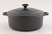 Chasseur Cast Iron 16cm, 1.0ltr Round Matt Black Casserole