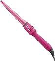 Babyliss Pro Rebel Hot Pink Porcelain Conical Hair Wand Free Heat Mat & Finger Shields
