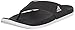 adidas Women's Adilette Supercloud Sandals, Core Black/White/Matte Silver, 10