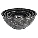 Zak 4pc Nesting Bowl Set - Licorice Quarry Black