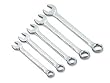 Combination Wrench Set, Polish 3/8 to 5/8 Inch - 5 Pieces