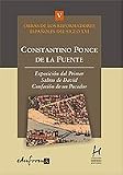 Constantino Ponce De La Fuente. Exposición Del Primer Salmo De David. Confesión De Un Pecador (Historia)