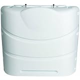 Camco 40542 Heavy-Duty 20lb or 30lb Dual Propane Tank Cover (Polar White)