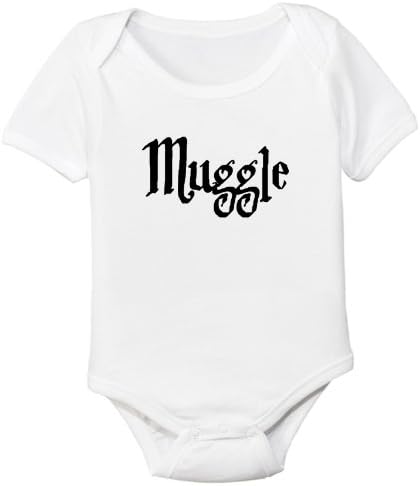 Muggle Organic Cotton Baby Bodysuit (0-3M)