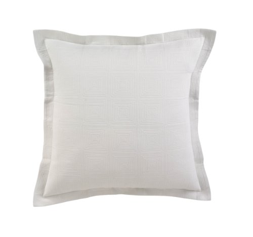 DwellStudio Ellipse Matelasse Pearl Single Euro Sham
