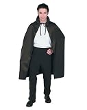 Halloween Costume Capes Black Satin Cape 45