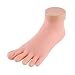 VenuseÂ® Practice Fake Foot Model Flexible Movable Soft Silicone Prosthetic Manicure Tool for Nail Art Train