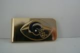 NFL St Louis Rams Gold Tone Money Clip