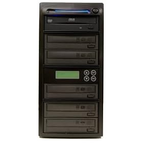 Produplicator 5 LightScribe Burner 20X DVD CD Duplicator Machine (Standalone Audio Video Copy Tower, Disc Duplication Device)