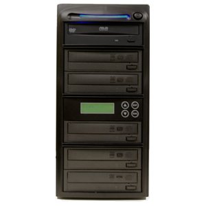 1 to 5 Burner Lightscribe CD DVD Duplicator 24X SATA Drive Copier by Produplicator