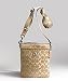 Coach Signature Leash Swingpack Messenger Crossbody Bag 42422 Light Khaki