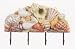 SEA SHELL Tile Metal Wall Hanger Key Towel Hooks *NEW*!