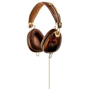 Skullcandy ROC NATION Aviator Brown/Gold (S6AVDM-090) Over-ear Headphones with In-line Mic