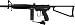 Kingman Spyder MR1 M16 Paintball Gun - Black