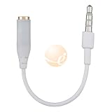 WHITE Audio Port to Standard 3.5mm Stereo Headphone Adapter for Apple iPad / iPhone / iPhone 3G 8GB / 16GB / iPod Touch Gen2 / iPod Nano Gen4 / iPod Classic 120GB