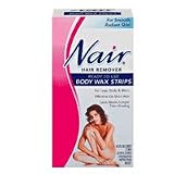 Nair Hair Remover Ready to Use Body Wax Strips for Legs, Body And Biniki - 32 Wax Strips, Special Price Offer