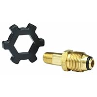 Mr. Heater F273762 1/4' Male Pipe Thread x Full Flow Soft Nose P.O.L. Fitting