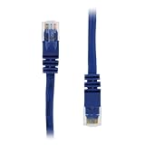 10 FT RJ45 CAT (6E) 550MHZ MOLDED NETWORK CABLE - BLUE - Lifetime Warranty
