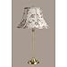 Morgan Table Lamp with Austen Bell Shade in Satin Brass