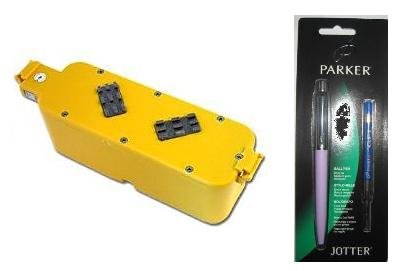 iRobot Roomba 400 405 410 415 416 418 4000 4212 4296 4100 4105 4110 4130 4150 4170 4188 4210 4220 4225 4230 4232 4260 4296 4150 4130, 4260, 4270, 4290 scheduler High-Capacity Battery for iRobot Roomba APS 4905 400 4000 4210 4250 4260 Create Discovery Dirt Dog FloorVac TENERGY 11701 11709 14.4V 3500mAh 3.5Ah Battery Replacement ** INCLUDES FREE PARKER PEN WITH REFILL **