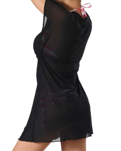 Cloris Murphy Mesh Baby Doll Swimsuit Cover Up Tunic CU01