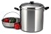 Kitchen & Housewares : Precise Heat 30-Quart 'Waterless' Stockpot with Steamer Basket
