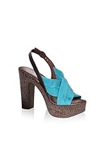JULIE JULIE Sandalias de tacón (Turquesa)
