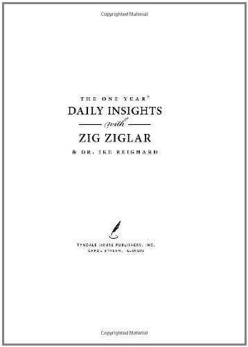 The One Year Daily Insights with Zig Ziglar (One Year Signature Line)